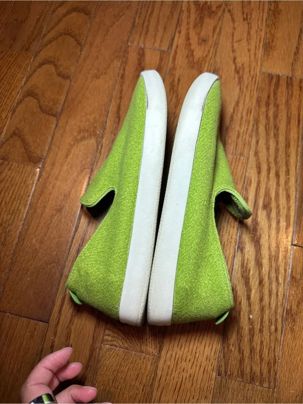 allbirds Lime Green Slip-On Sneakers - Picture 6 of 7
